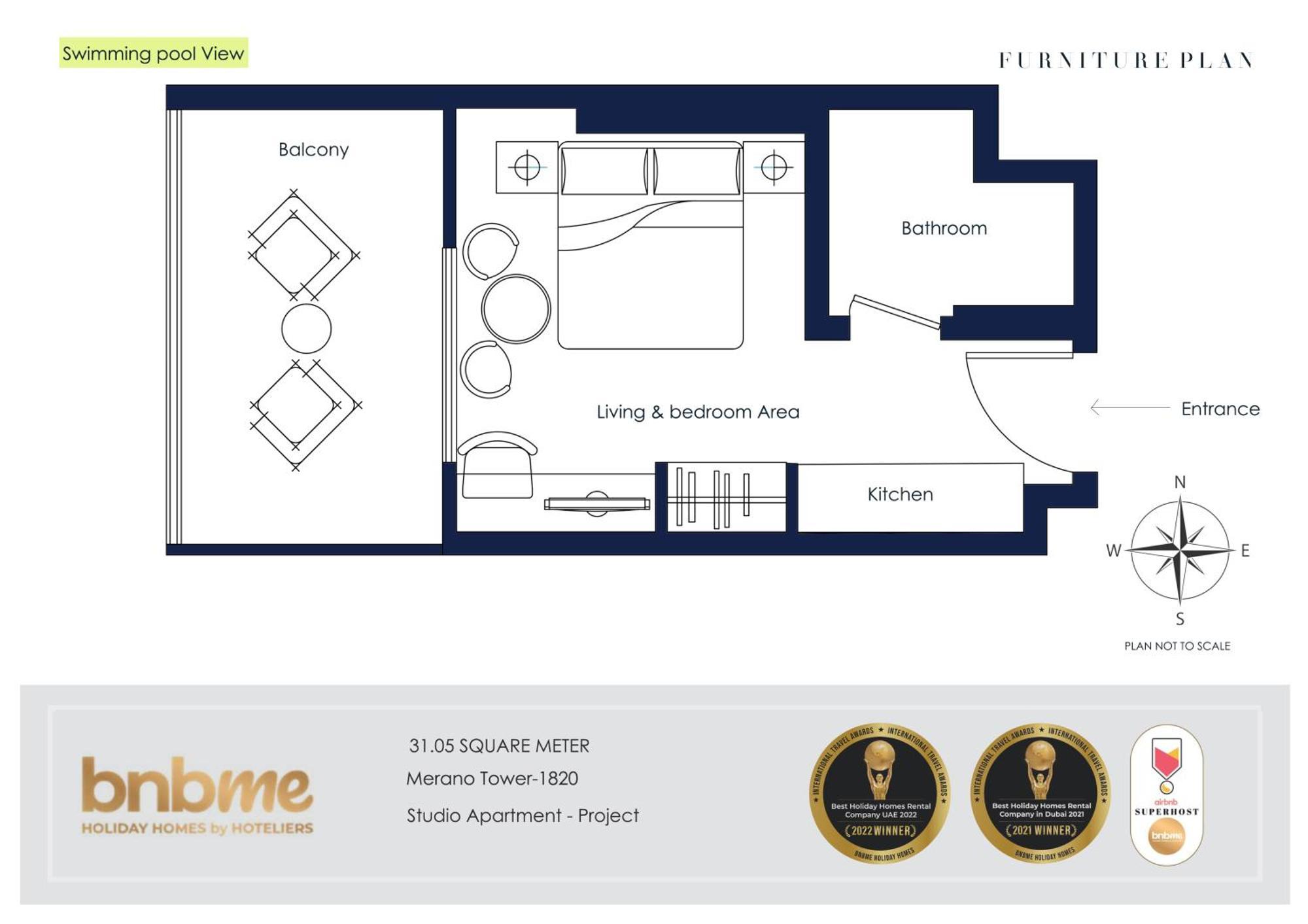 Bnbmehomes - Merano Tower Dubaj Zewnętrze zdjęcie